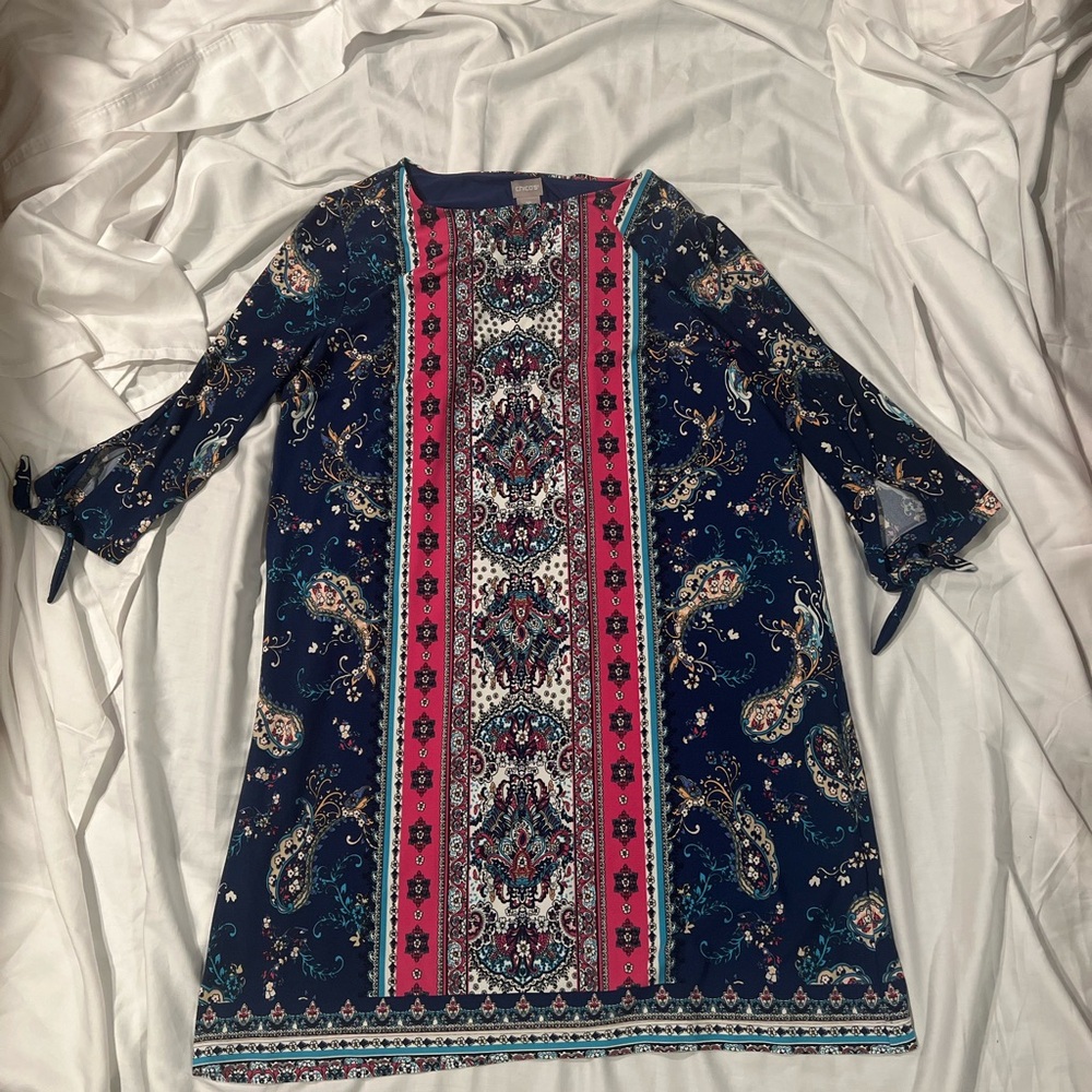Chico's Multicolor Paisley Top
